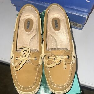 Tan Boat Shoes